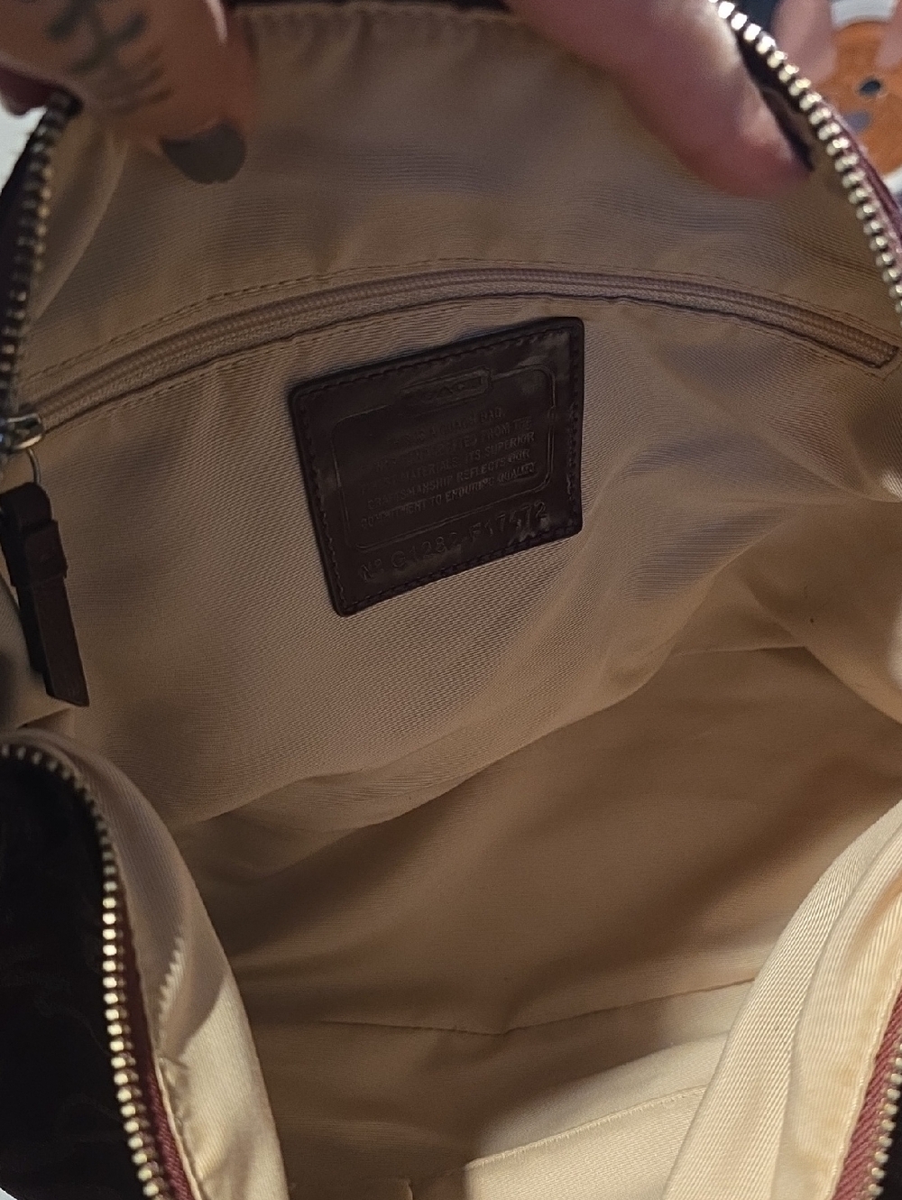 Coach Holiday Limited Edition Lurex Signature Hobo - Picture 6 of 11